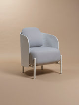 Fauteuil Art en plastique recyclé — Blanc