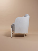 Fauteuil Art en plastique recyclé — Blanc