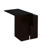 Table basse Ghan S en chêne teinté — Noir