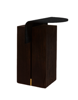 Table basse Ghan M en chêne teinté — Noir