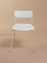 Chaise Sen en plastique recyclé — Blanc