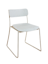 Chaise Sen en plastique recyclé — Blanc