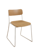 Chaise Sen en chêne — Blanc