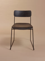 Chaise Sen en plastique recyclé — Noir