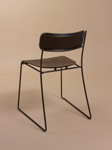 Chaise Sen en plastique recyclé — Noir