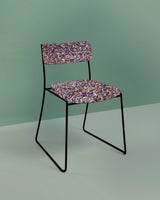 Chaise Sen en plastique recyclé — Noir & multicolore