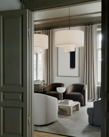 Table basse Atlas 60x60 — Unfilled Travertin