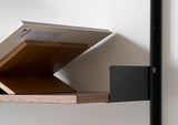 Etagère Wall 450 — Walnut / Black