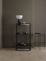 Lampe de table Kizu — Black Marble w. White Acrylic