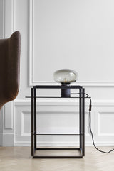 Lampe de table Karl-Johan — Black Marquina w. Smoked Glass