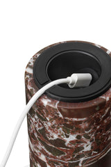 Lampe de table portable Kizu — Rosso Levanto Marble