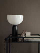 Lampe de table Kizu — Black Marble w. White Acrylic