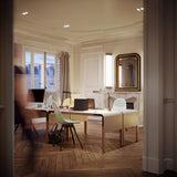 Chaise Gravêne 5.5 en bois — Bleu & Gris