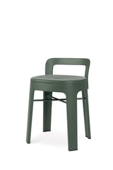 Tabouret Ombra - low with backrest — Vert