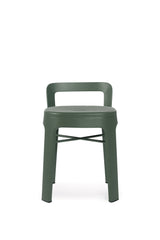 Tabouret Ombra - low with backrest — Vert