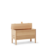 Banc de rangement A Line 68 — Chêne blanc