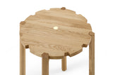 Table basse Pinion Ø 50cm — Chêne Clair