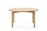 Table basse Pinion Ø 80cm — Chêne Clair
