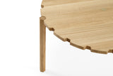 Table basse Pinion Ø 80cm — Chêne Clair