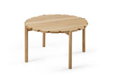 Table basse Pinion Ø 80cm — Chêne Clair