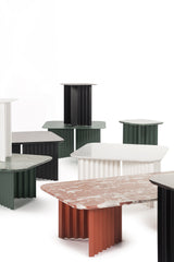 Table basse Plec rectangulaire - medium — Marbre Noir