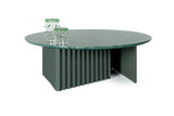 Table basse Plec ronde - large — Marbre Vert