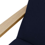 Fauteuil Retrostar - Wool Line — Natural & Ink Blue