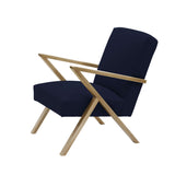 Fauteuil Retrostar - Wool Line — Natural & Ink Blue