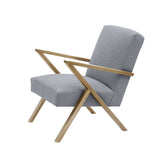 Fauteuil Retrostar - Wool Line — Natural & Stone Grey