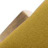 Pouf Retrostar - Wool Line — Natural & Mustard