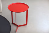 Table basse Round 1 — Rouge Papavero