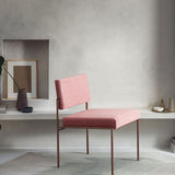 Chaise Cube 55 - Velvet Line — Copper & Rosa