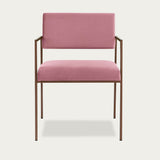 Fauteuil Cube 55 - Velvet Line — Copper & Rosa