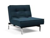 Fauteuil SPLITBACK Chrome — 580 Argus Navy Blue