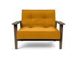 Fauteuil SPLITBACK Frej smoked oak — 507 Elegance Burned Curry