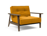 Fauteuil SPLITBACK Frej smoked oak — 507 Elegance Burned Curry