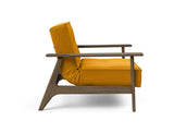 Fauteuil SPLITBACK Frej smoked oak — 507 Elegance Burned Curry