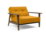 Fauteuil SPLITBACK Frej smoked oak — 507 Elegance Burned Curry