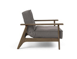 Fauteuil SPLITBACK Frej smoked oak — 521 Mixed Dance Grey