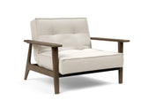 Fauteuil SPLITBACK Frej smoked oak — 531 Bouclé Off White
