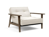 Fauteuil SPLITBACK Frej smoked oak — 531 Bouclé Off White