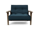 Fauteuil SPLITBACK Frej smoked oak — 580 Argus Navy Blue