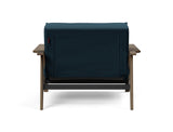 Fauteuil SPLITBACK Frej smoked oak — 580 Argus Navy Blue