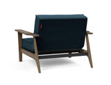 Fauteuil SPLITBACK Frej smoked oak — 580 Argus Navy Blue