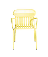 Chaise avec accoudoirs Weekend — Jaune