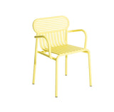 Chaise avec accoudoirs Weekend — Jaune