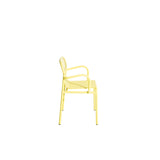 Chaise avec accoudoirs Weekend — Jaune