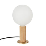 Lampe de table Knuckle - sphere IV — Chêne