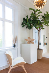 Fauteuil Conversation Low - Oak — Teddy white