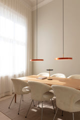 Suspension Asteria - brass — Nuance orange